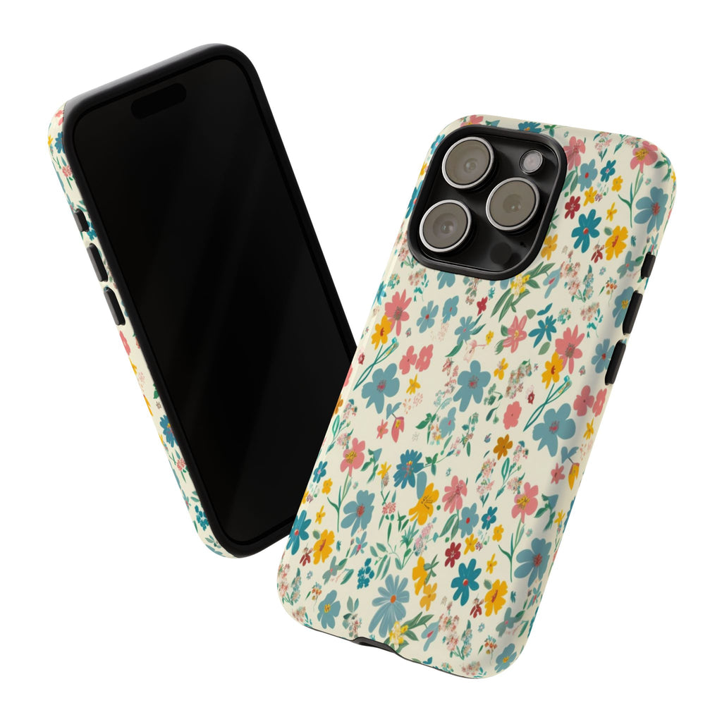 Pastel Yellow Green and Blue Case