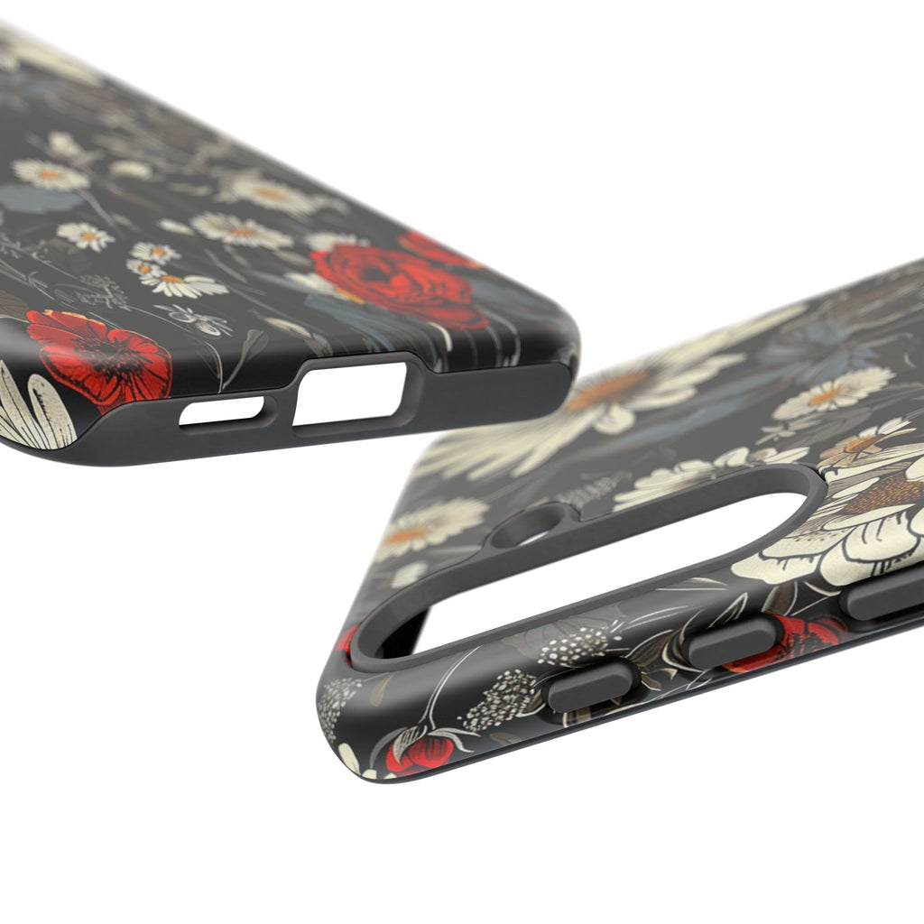 Dark Rose and Daisy Case