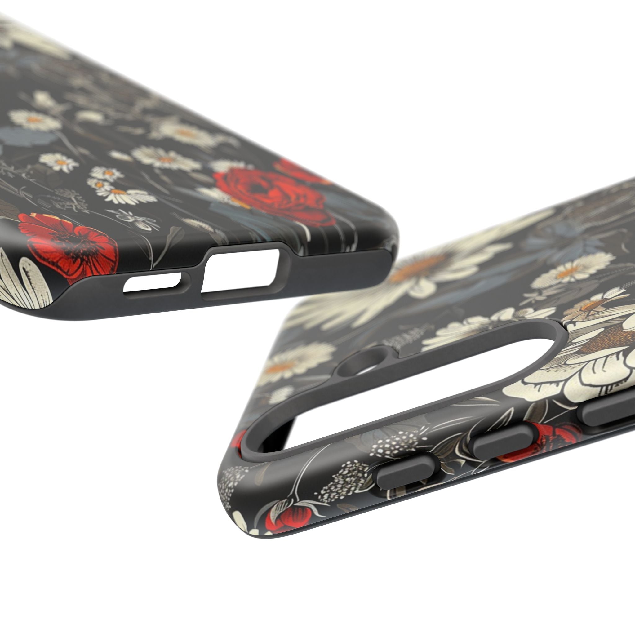 Dark Rose and Daisy Case