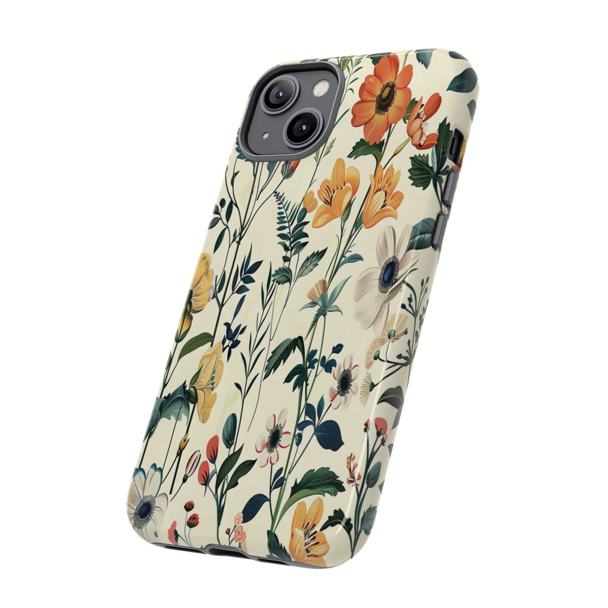 Vintage Botanical Wildflower Seamless Pattern
