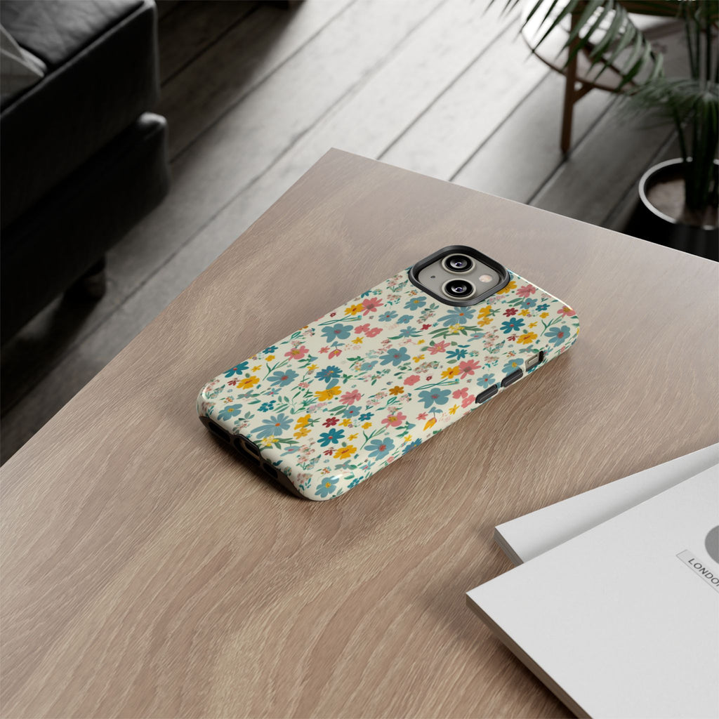 Pastel Yellow Green and Blue Case