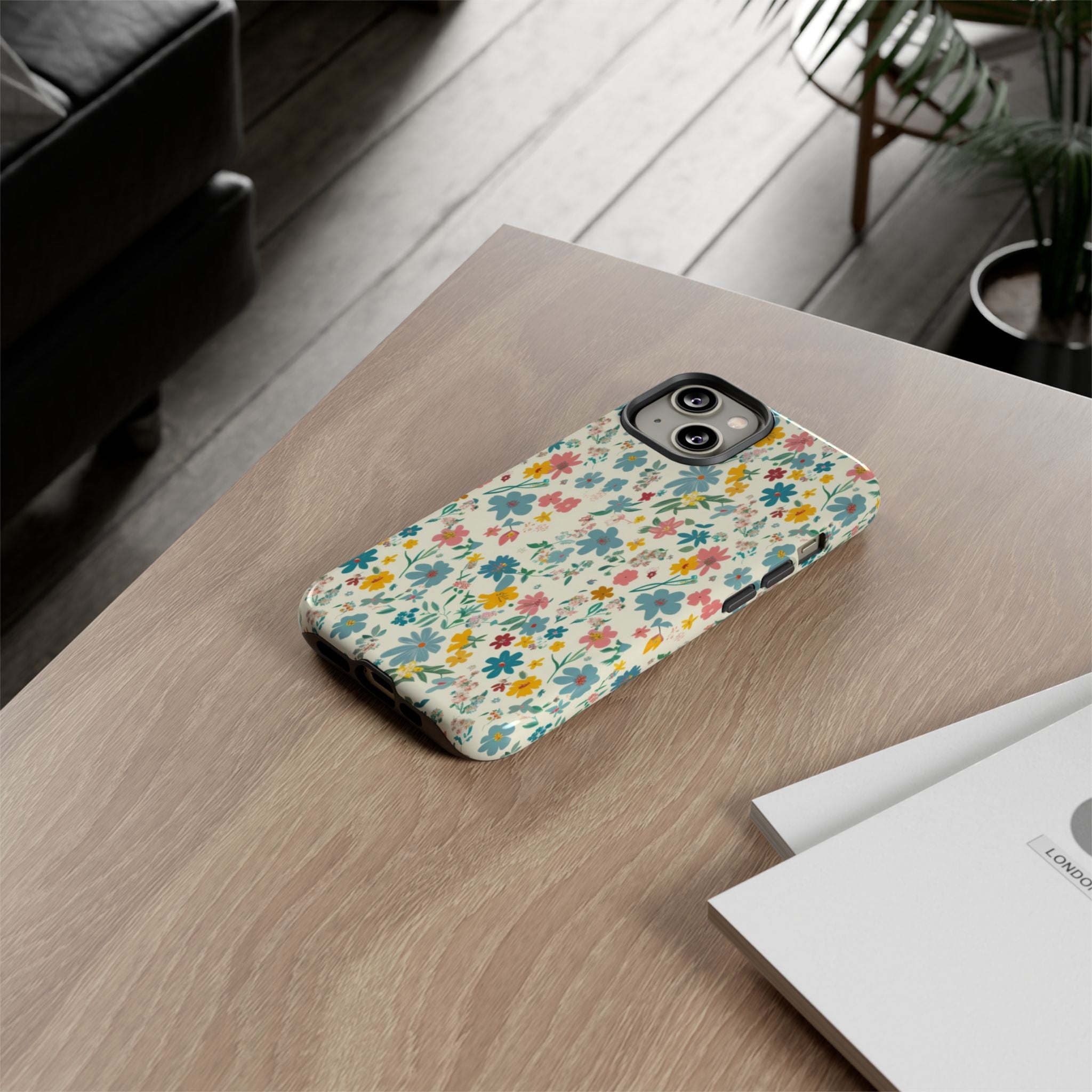 Pastel Yellow Green and Blue Case