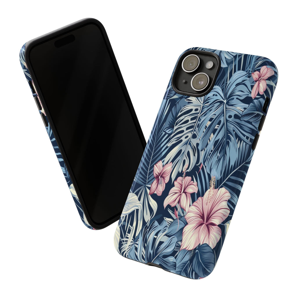 Tropical Hibiscus and Monstera Case