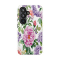 Watercolor Peonies and Lilacs Case