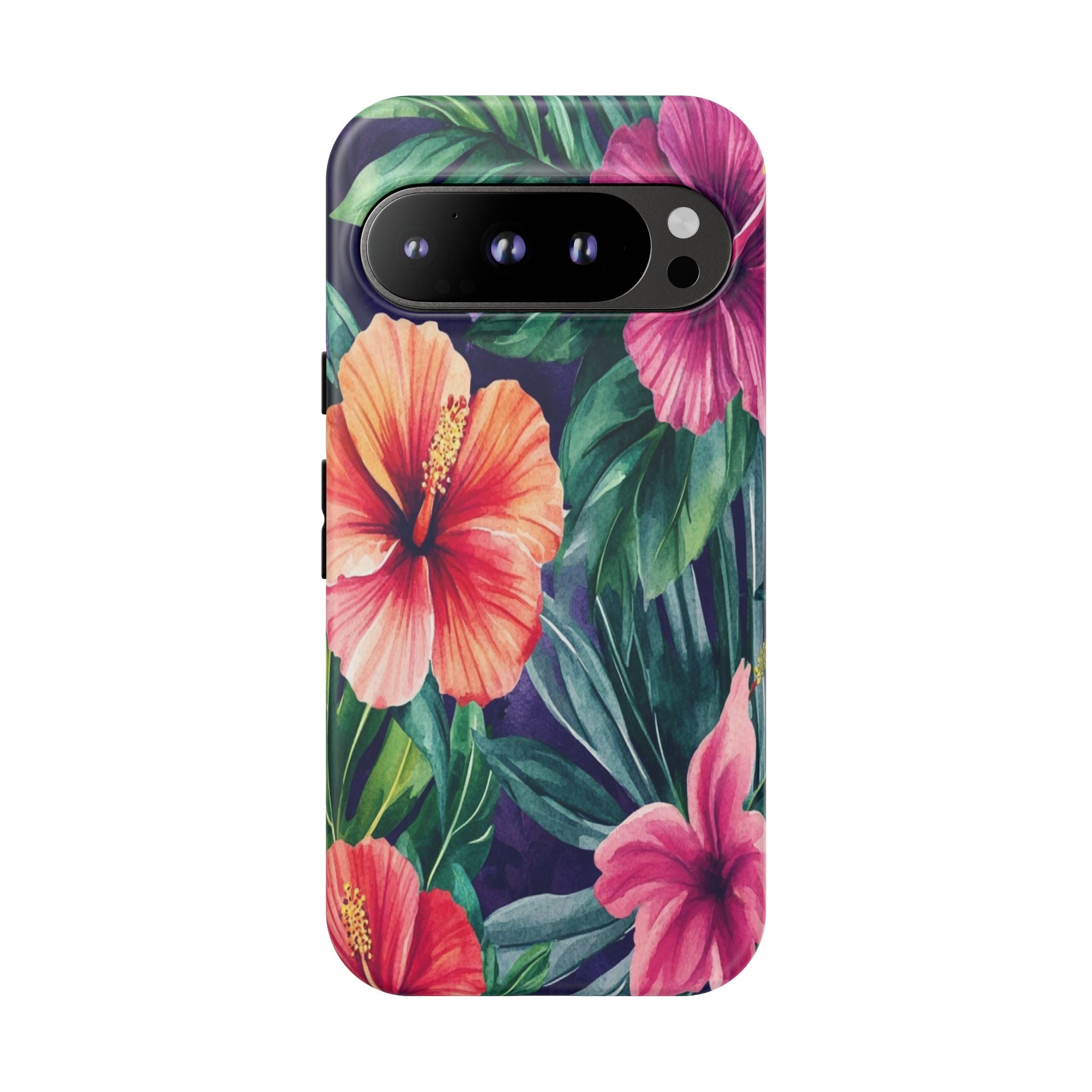 Navy Floral Watercolor