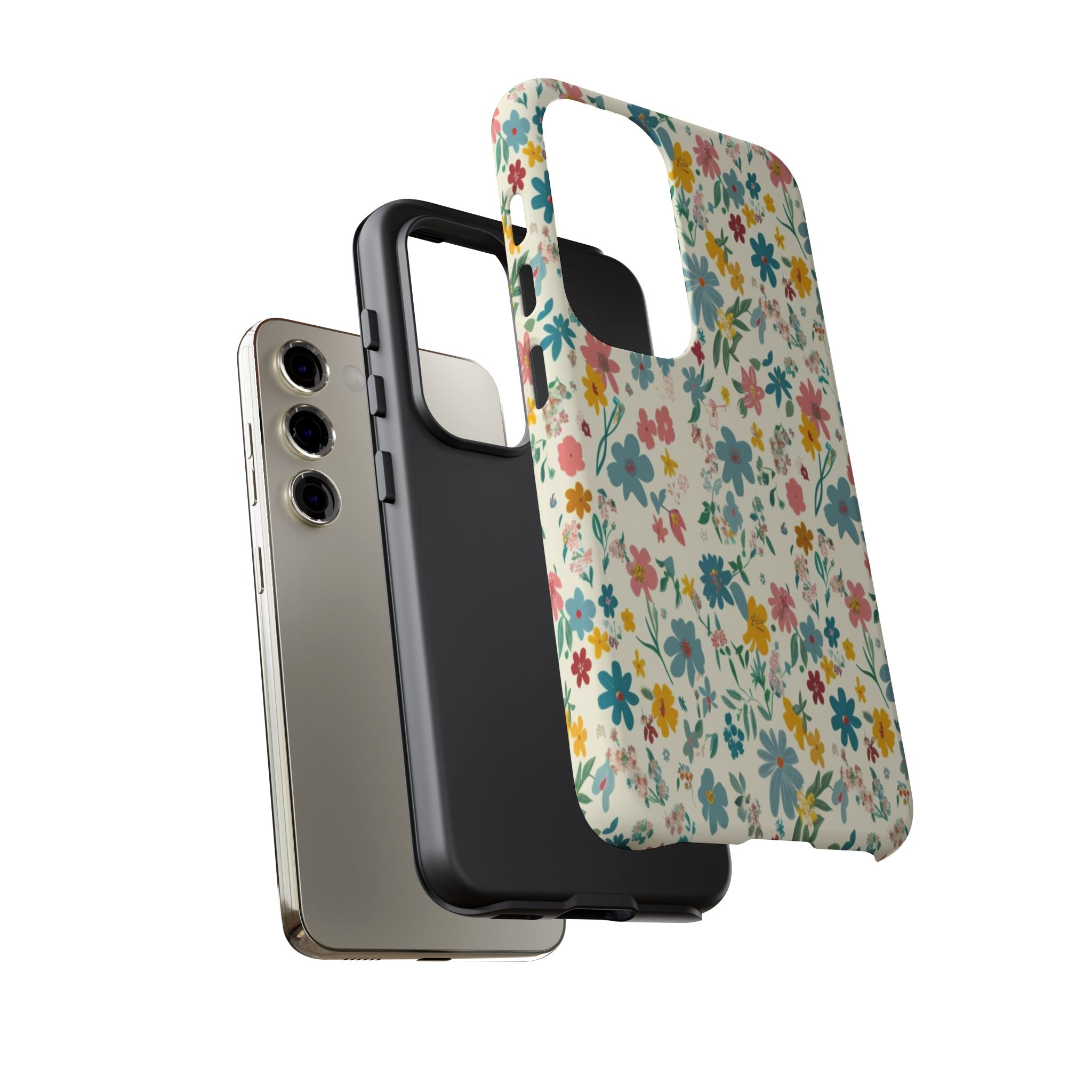 Pastel Yellow Green and Blue Case