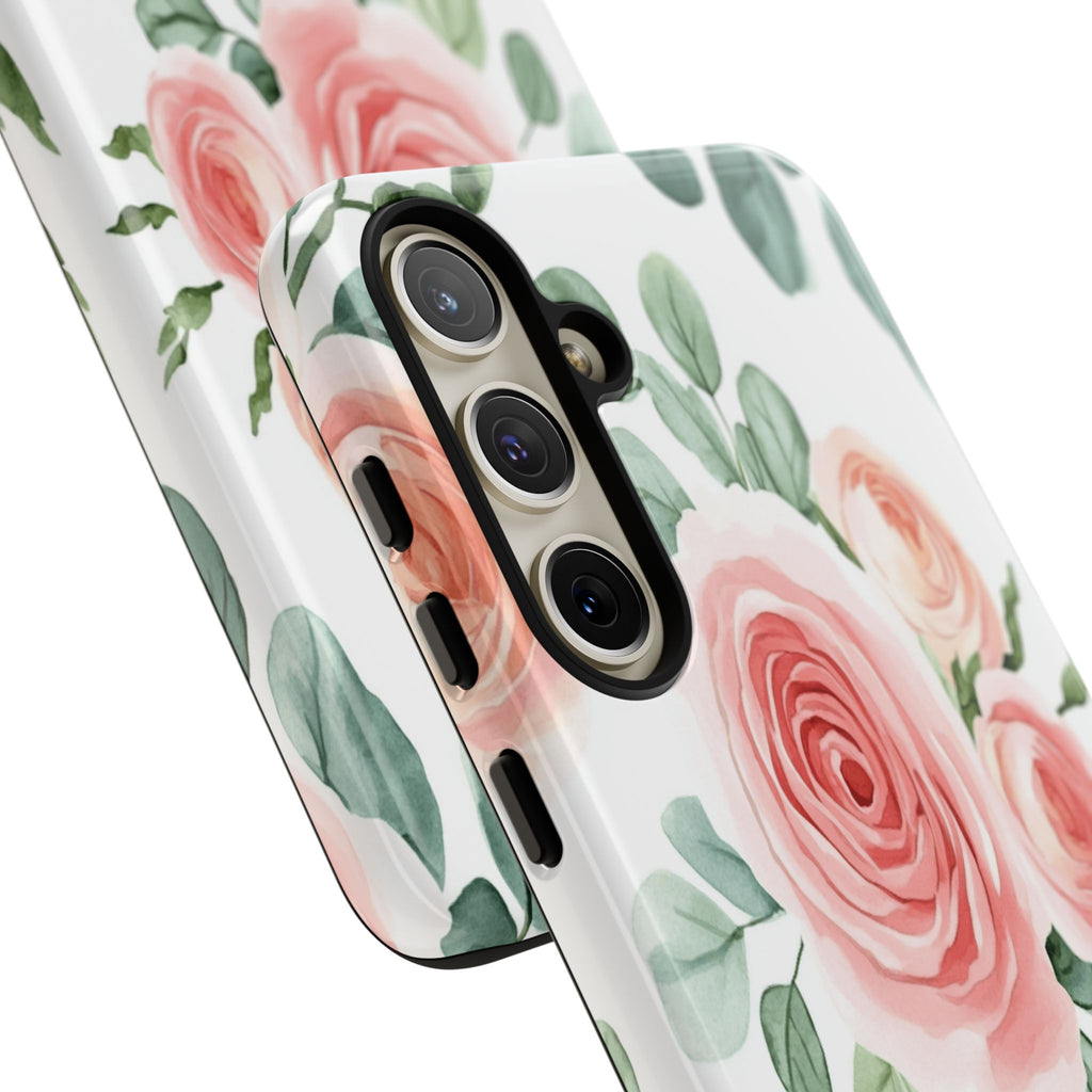 Delicate Watercolor Rose Case