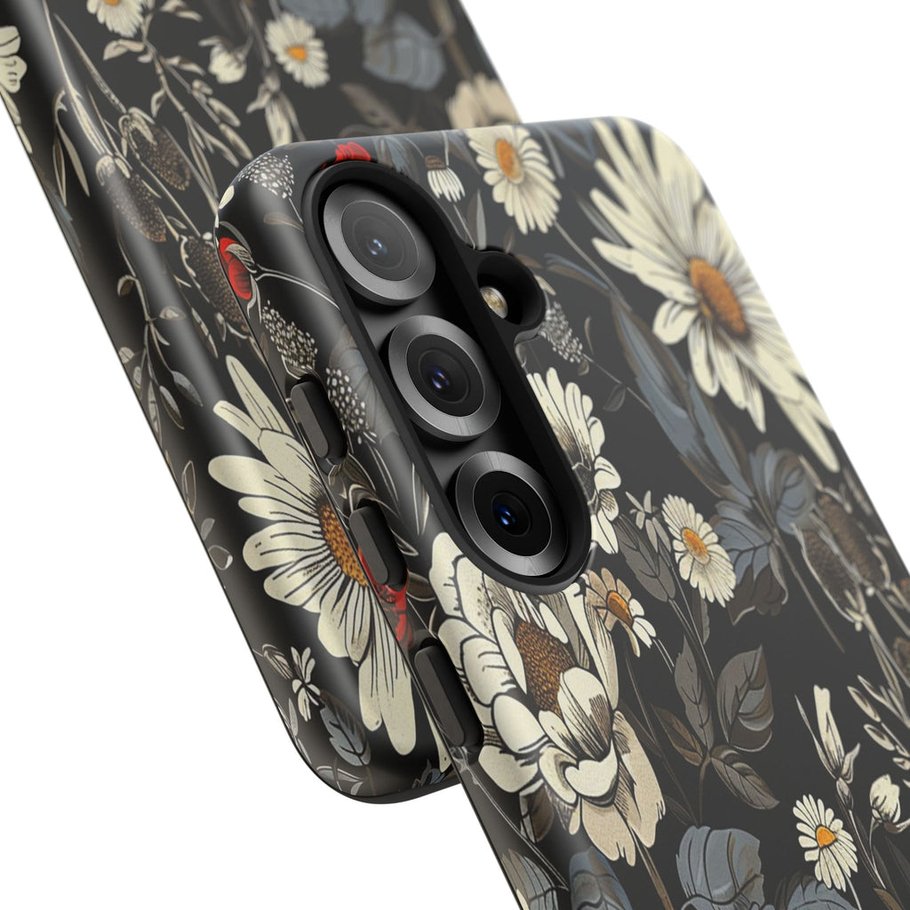 Dark Rose and Daisy Case