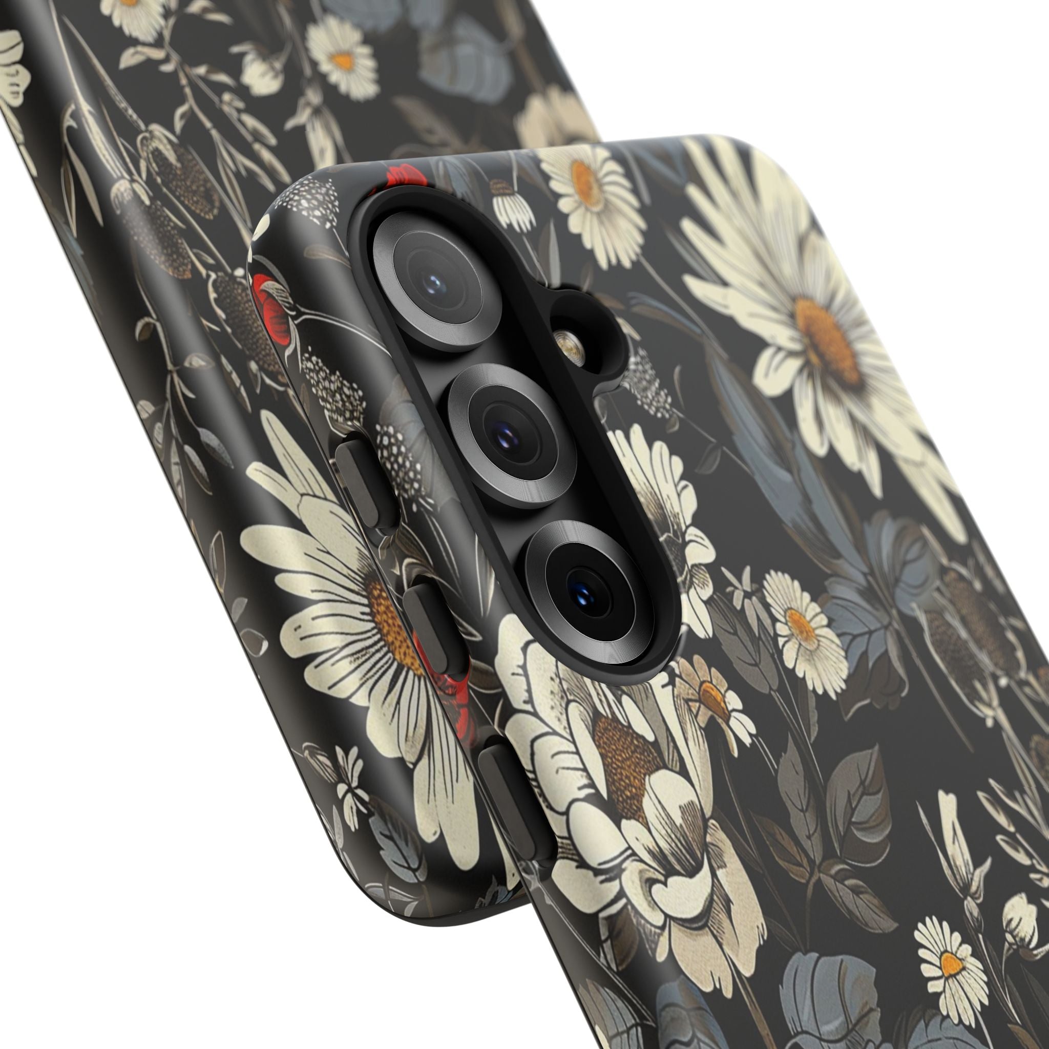 Dark Rose and Daisy Case