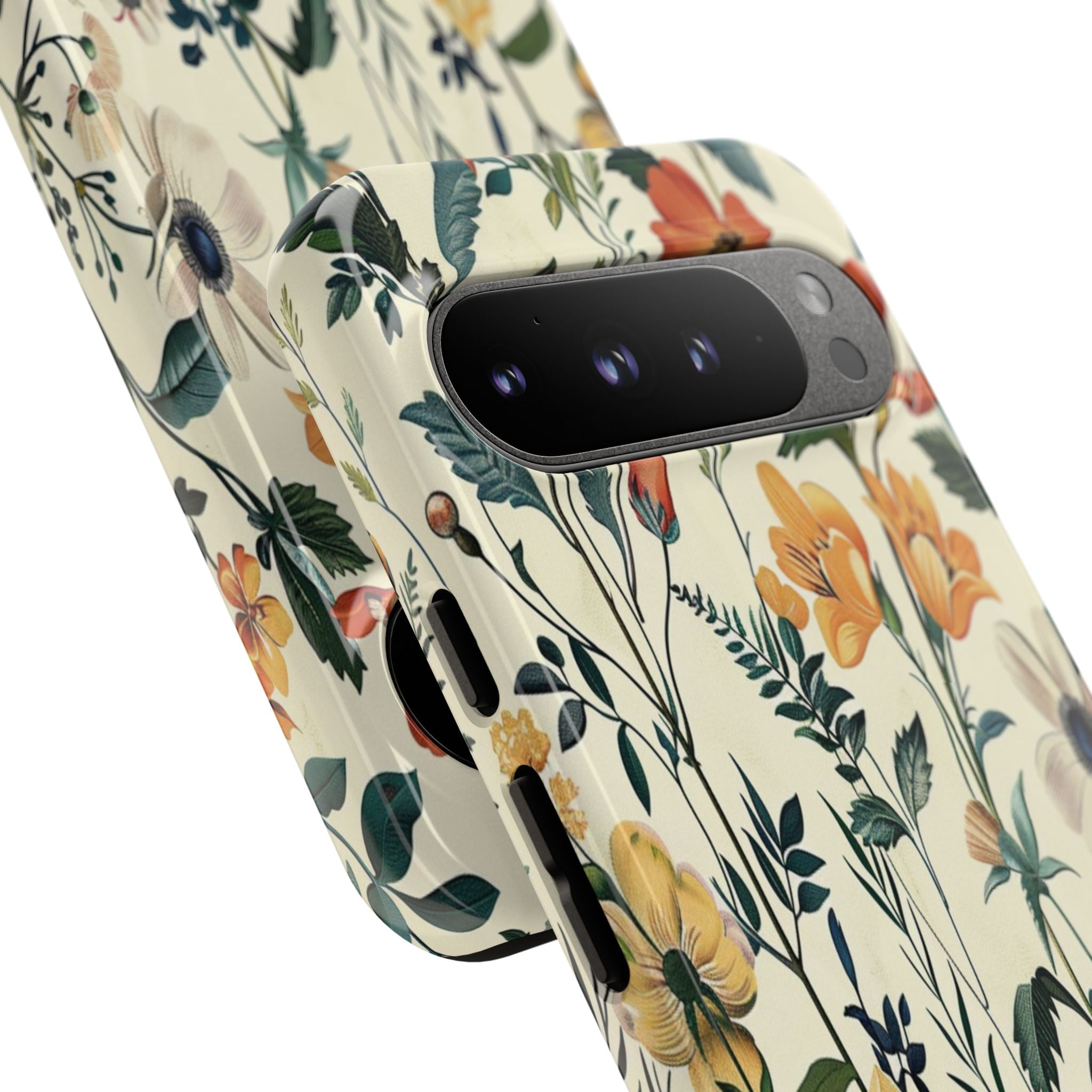 Vintage Botanical Wildflower Seamless Pattern