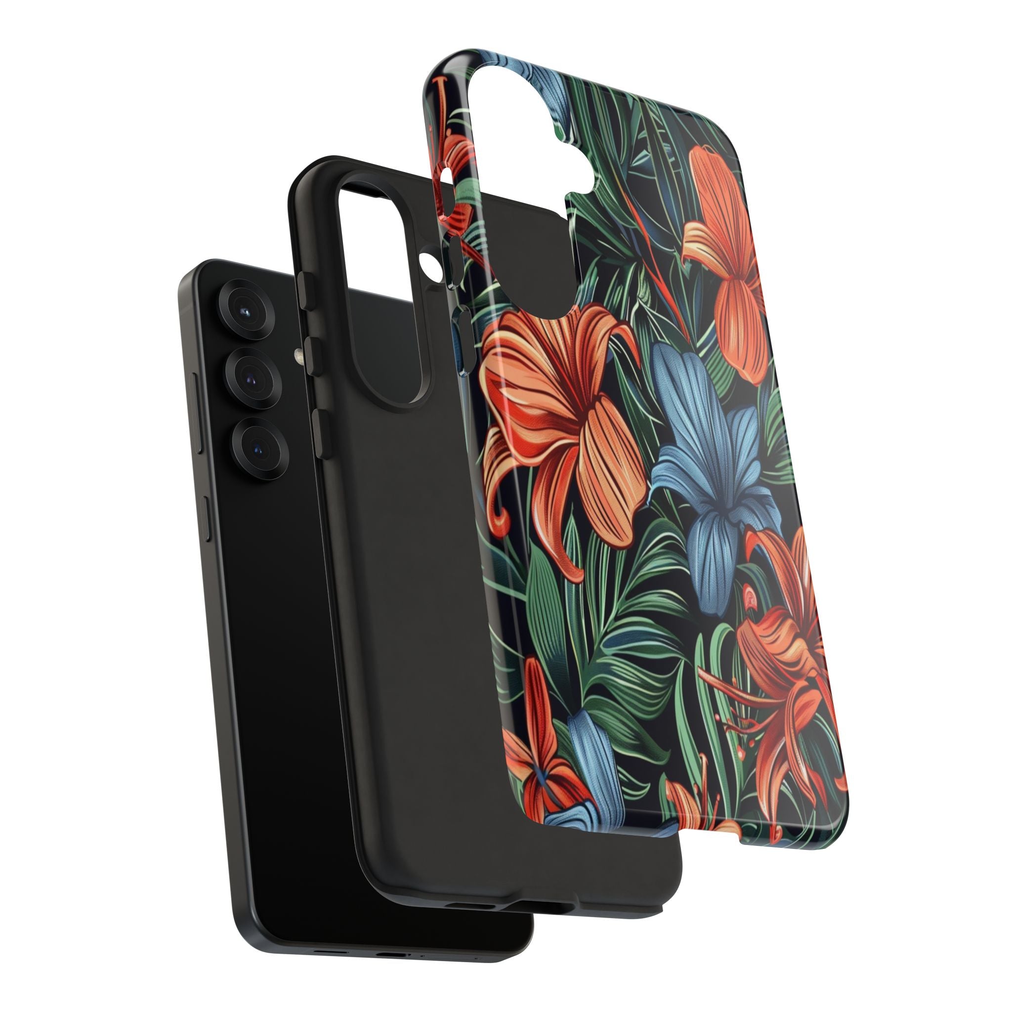 Tropical Red and Blue Case