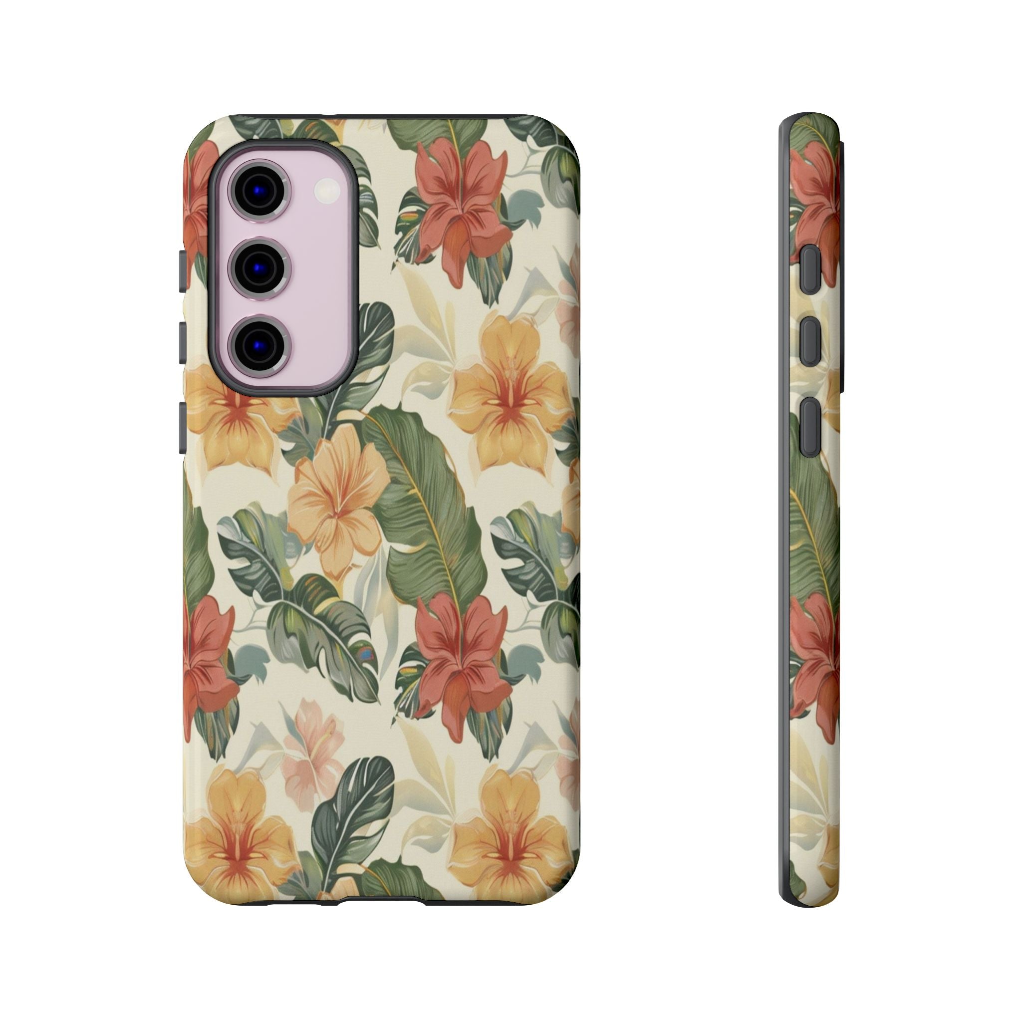 Vintage Tropical Floral Seamless Pattern