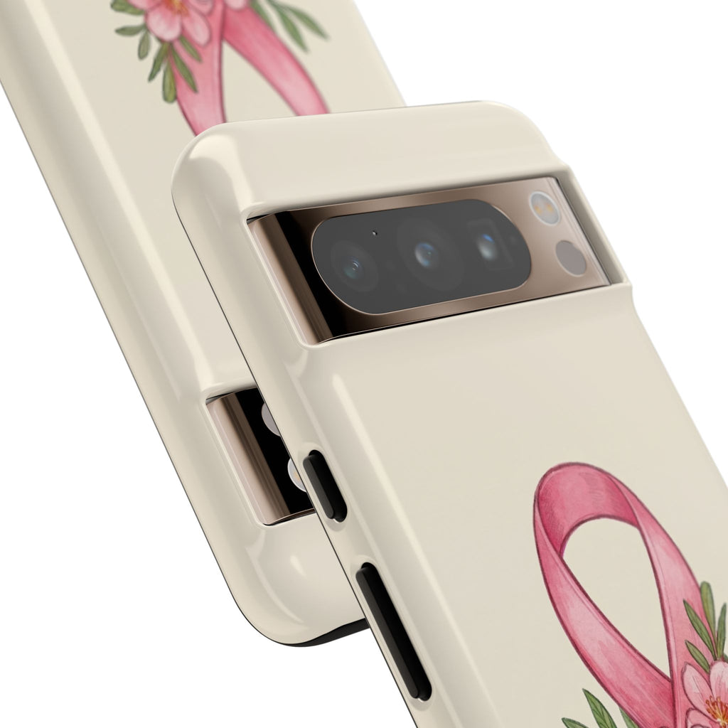 Floral Breast Cancer Awareness Case