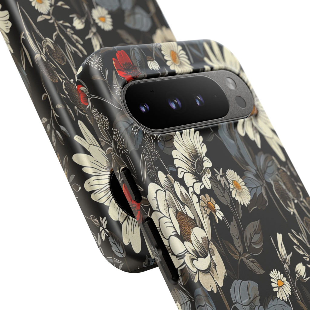 Dark Rose and Daisy Case