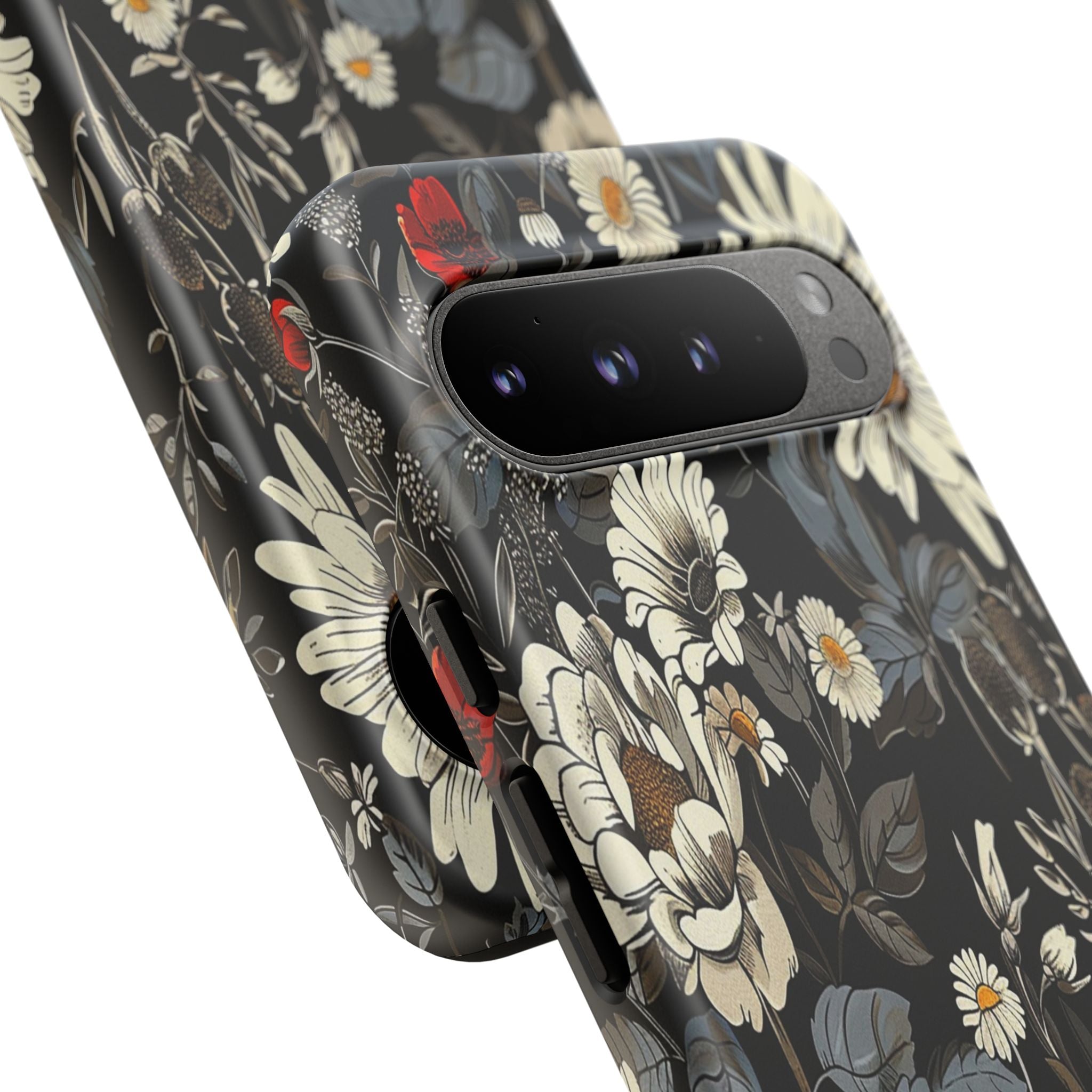 Dark Rose and Daisy Case