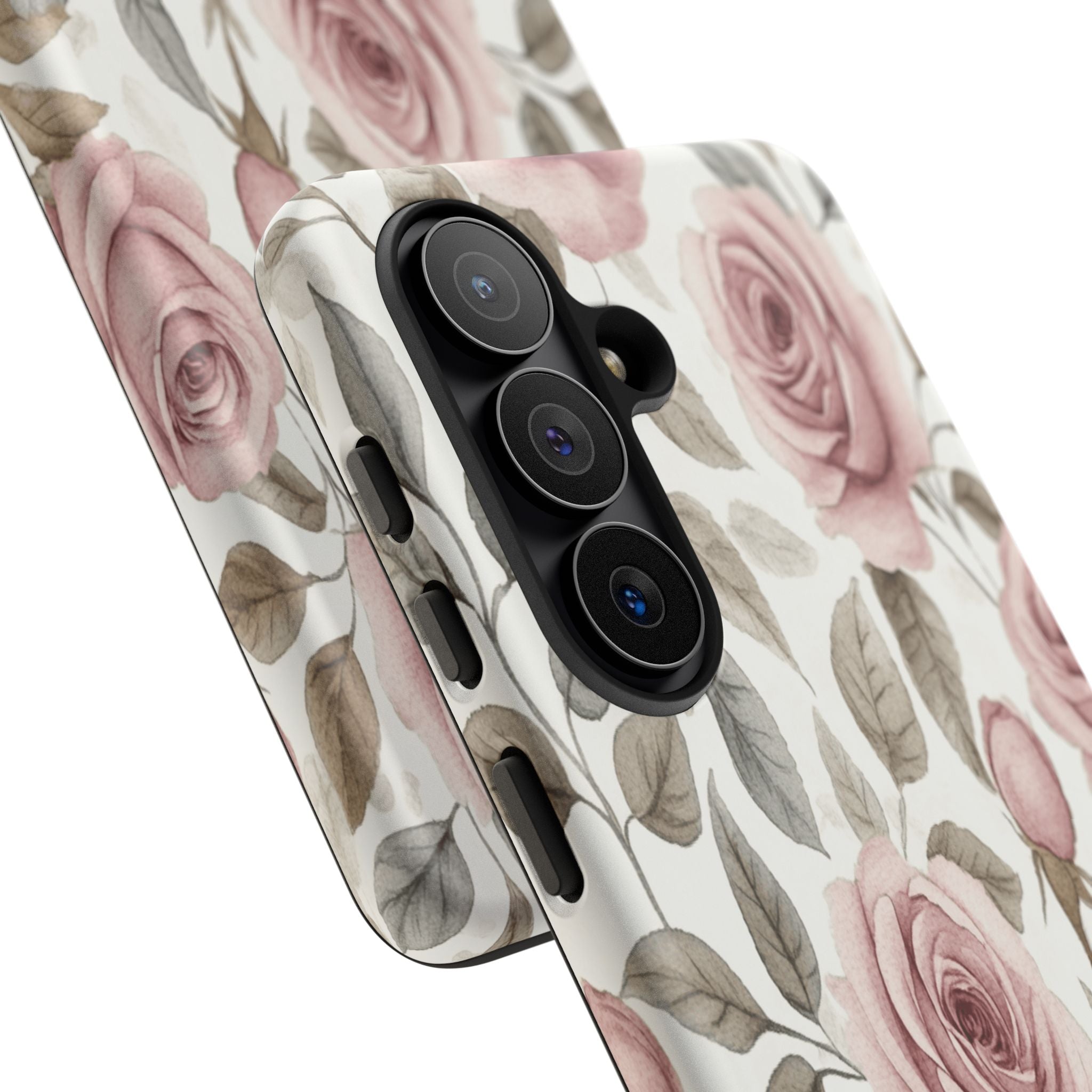 Elegant Watercolor Rose Case