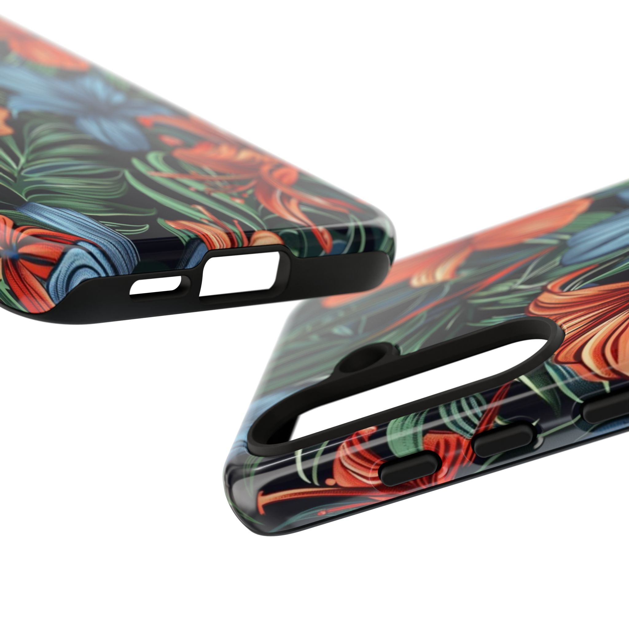 Tropical Red and Blue Case