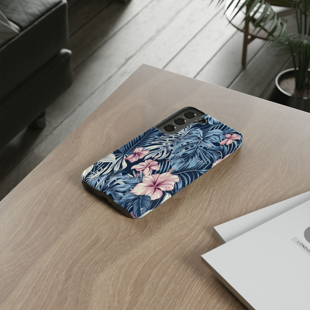 Tropical Hibiscus and Monstera Case