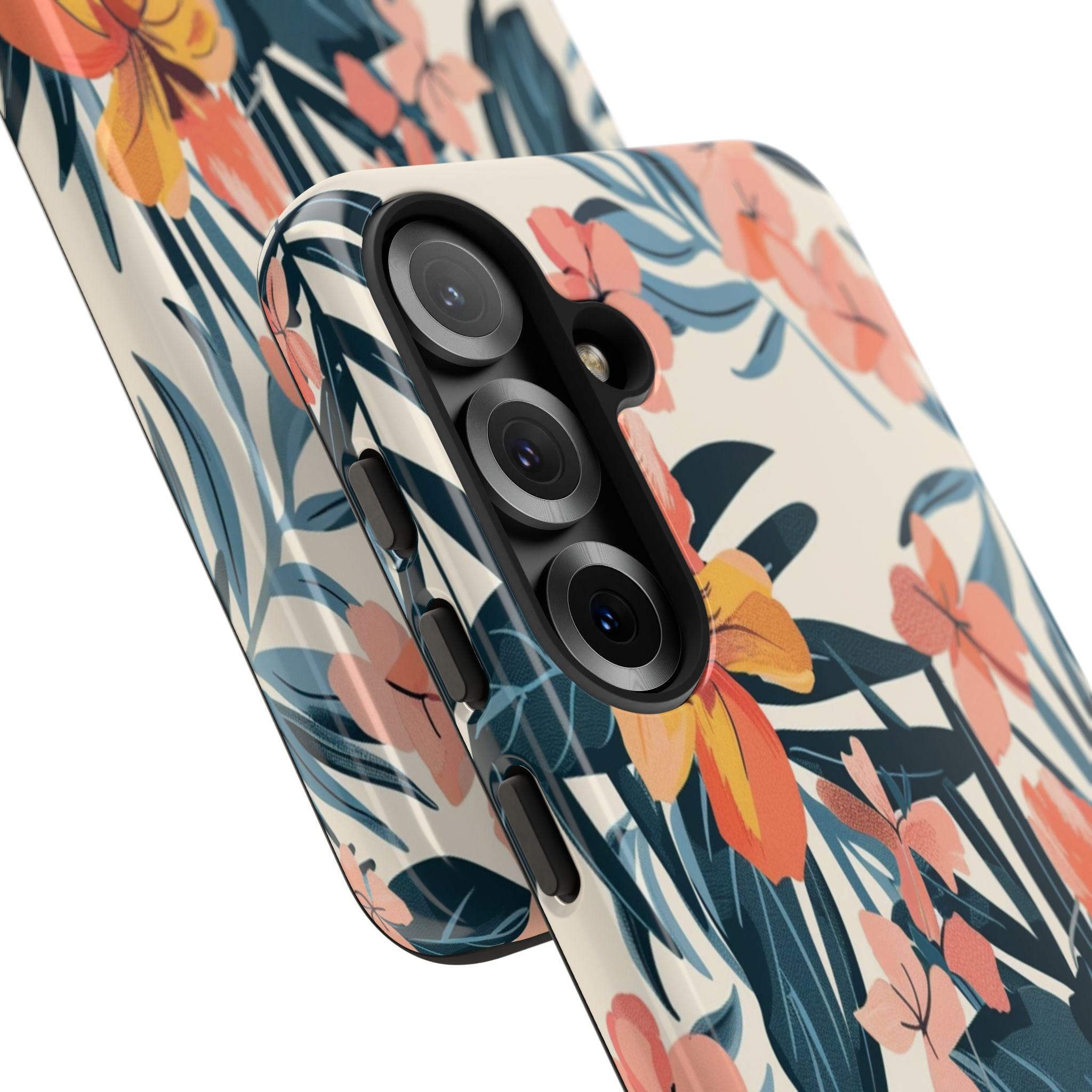 Tropical White and Blue Case