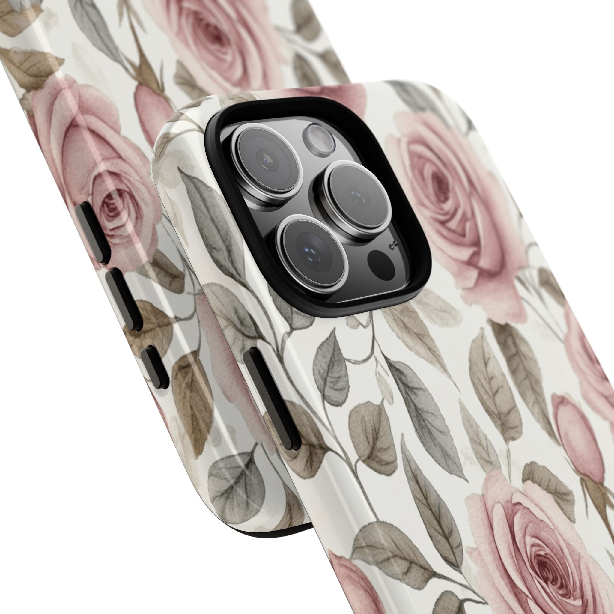 Elegant Watercolor Rose Case