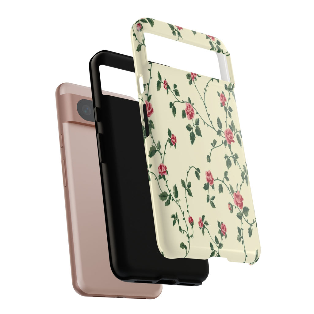 Elegant Pink Victorian Roses Case