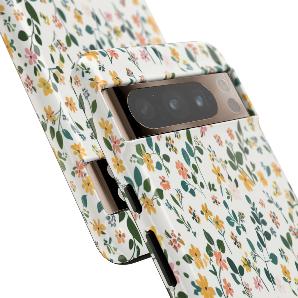 Pastel Leaves and Flowers Case