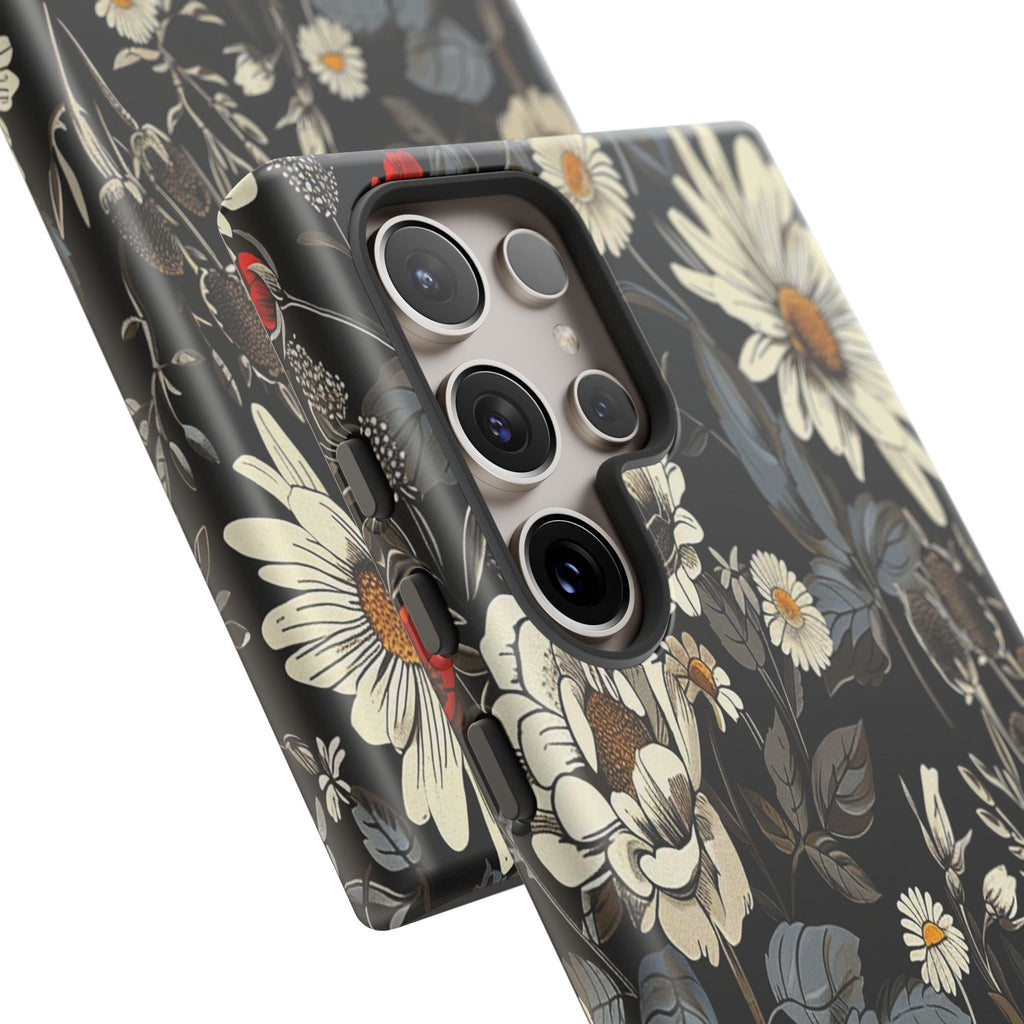 Dark Rose and Daisy Case