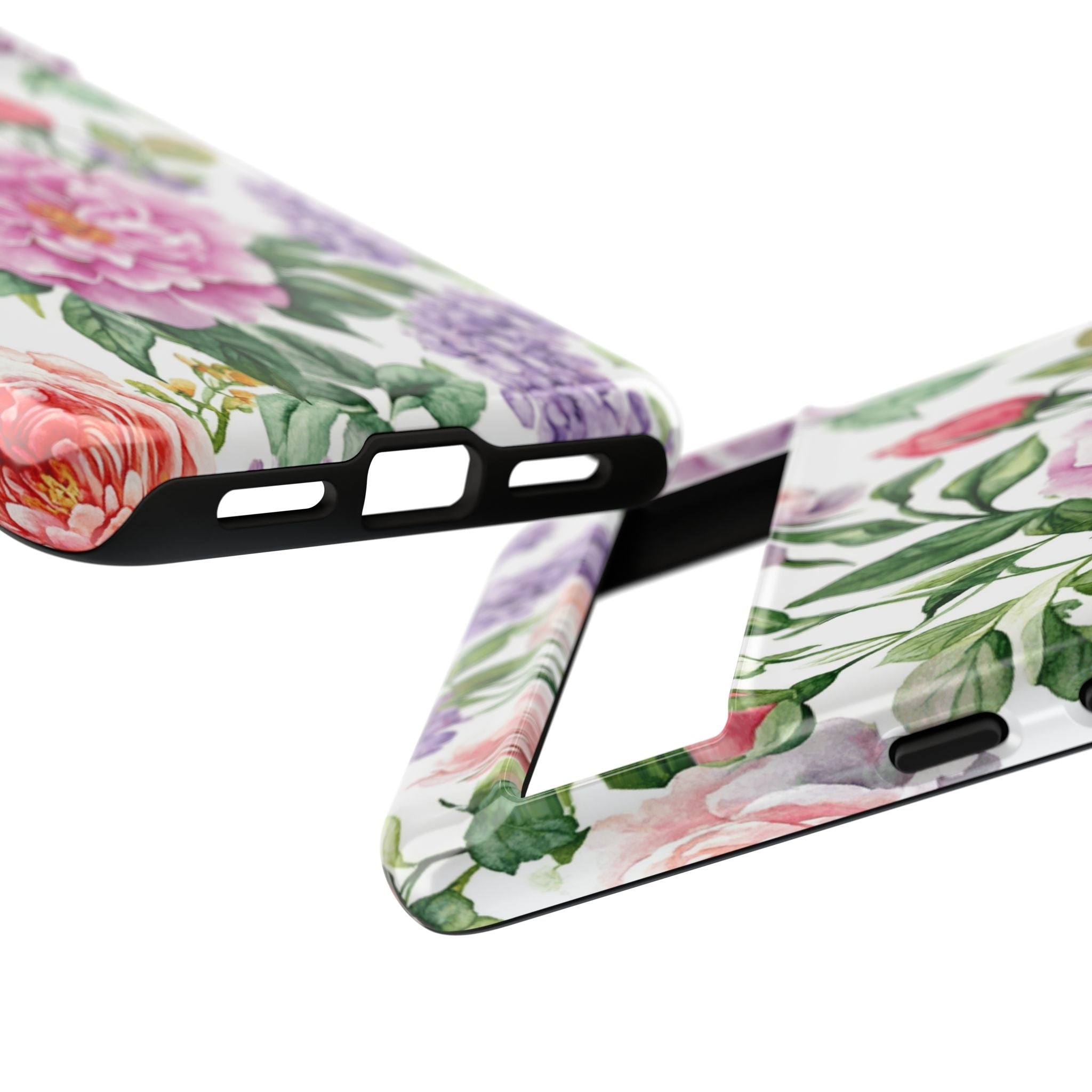 Watercolor Peonies and Lilacs Case