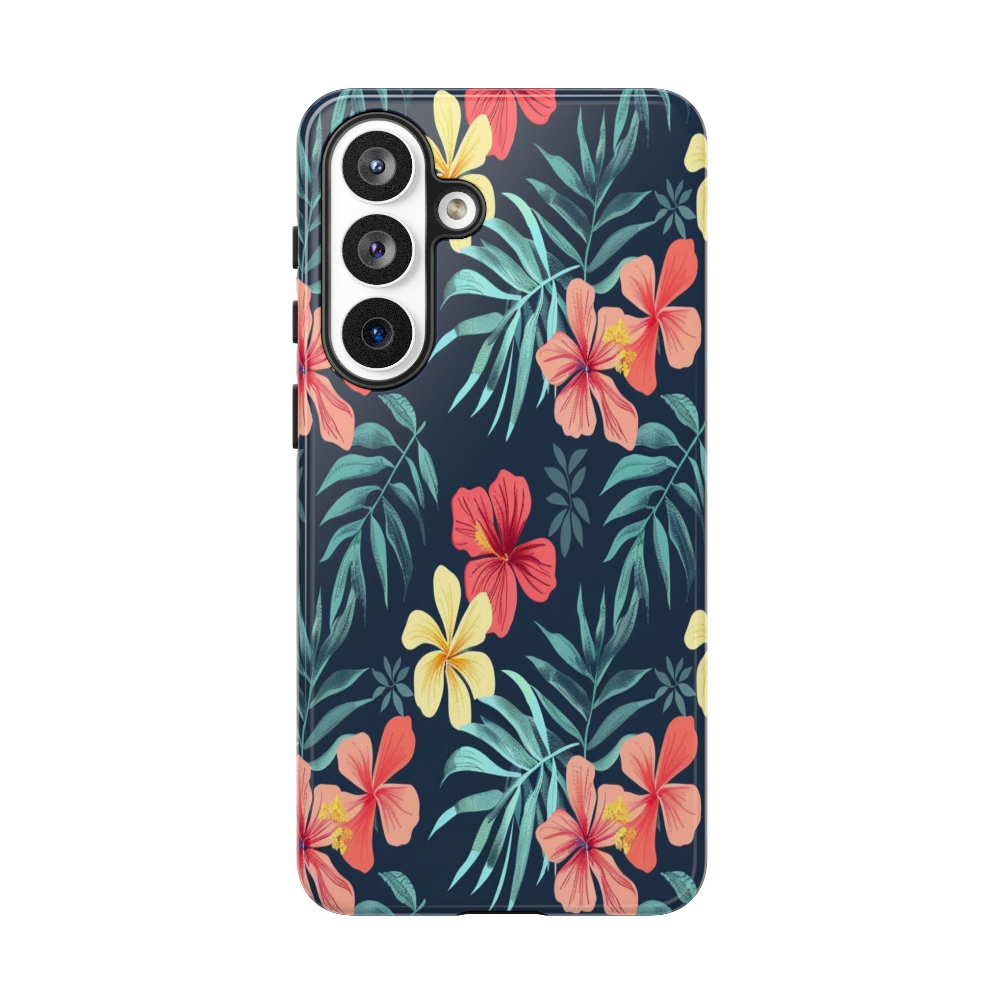 Tropical Hibiscus Navy