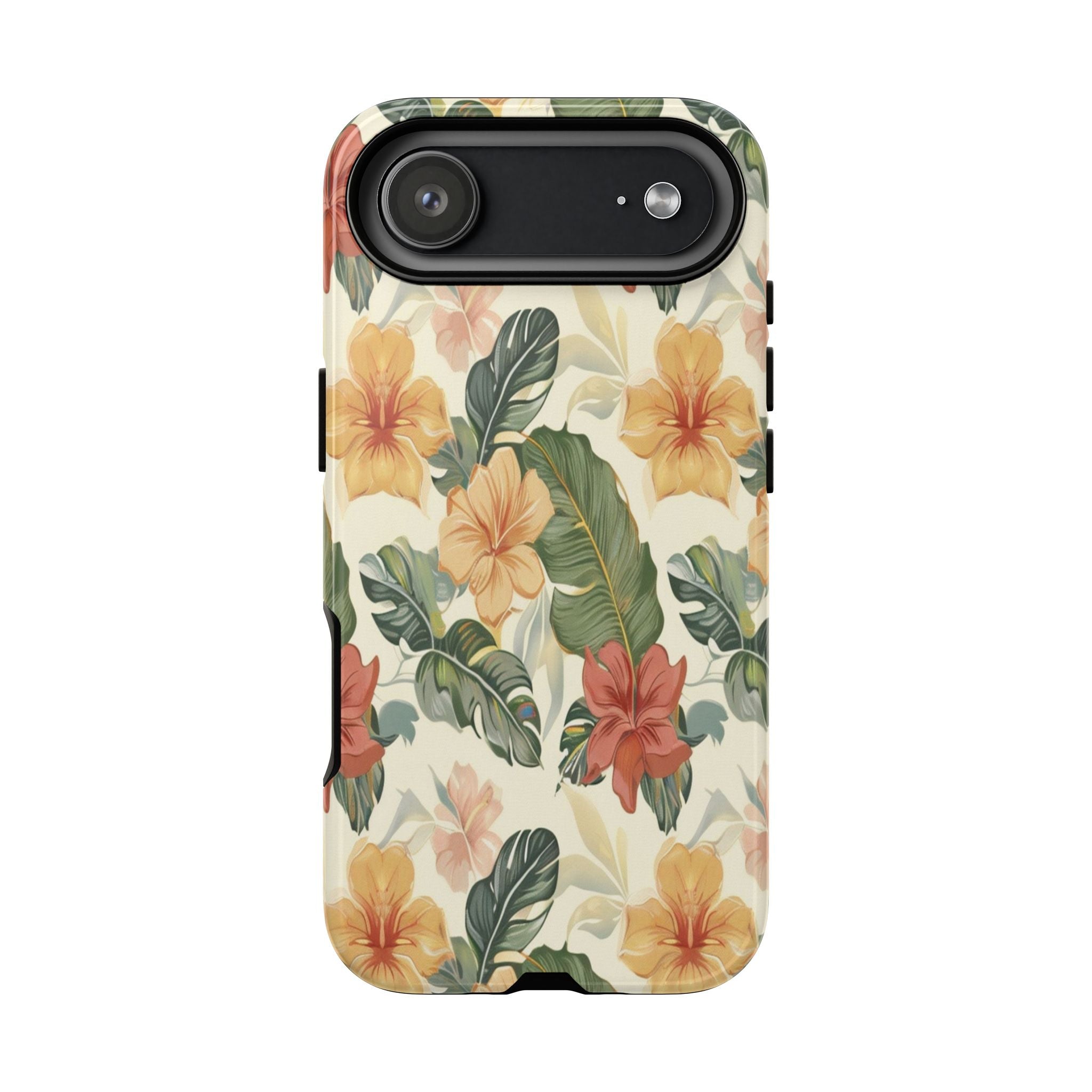 Vintage Tropical Floral Seamless Pattern