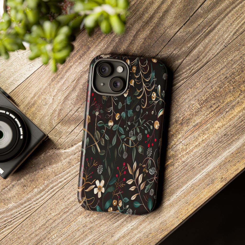 Dark Leafy Case