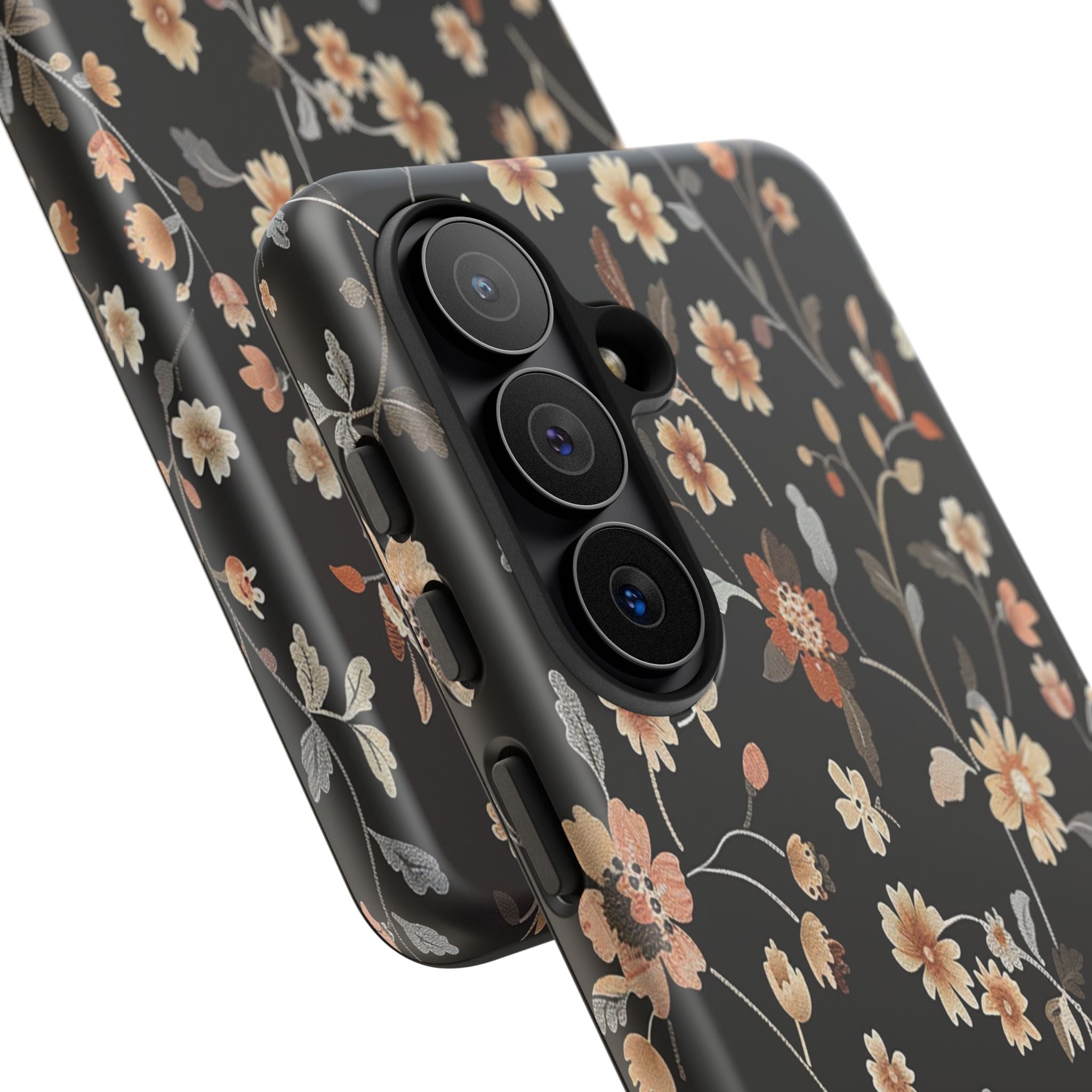 Floral Field on Black Case