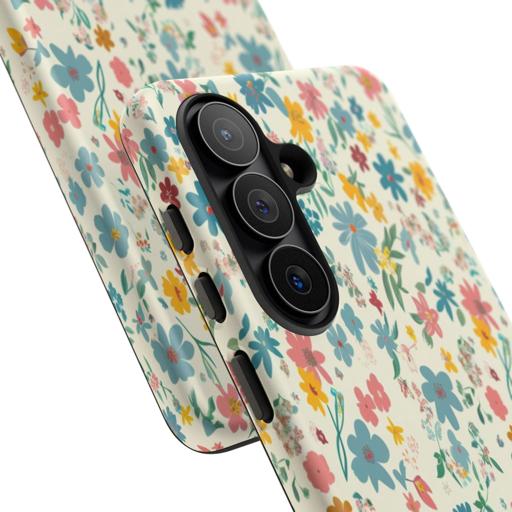 Pastel Yellow Green and Blue Case