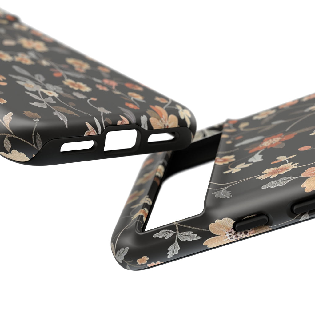 Floral Field on Black Case
