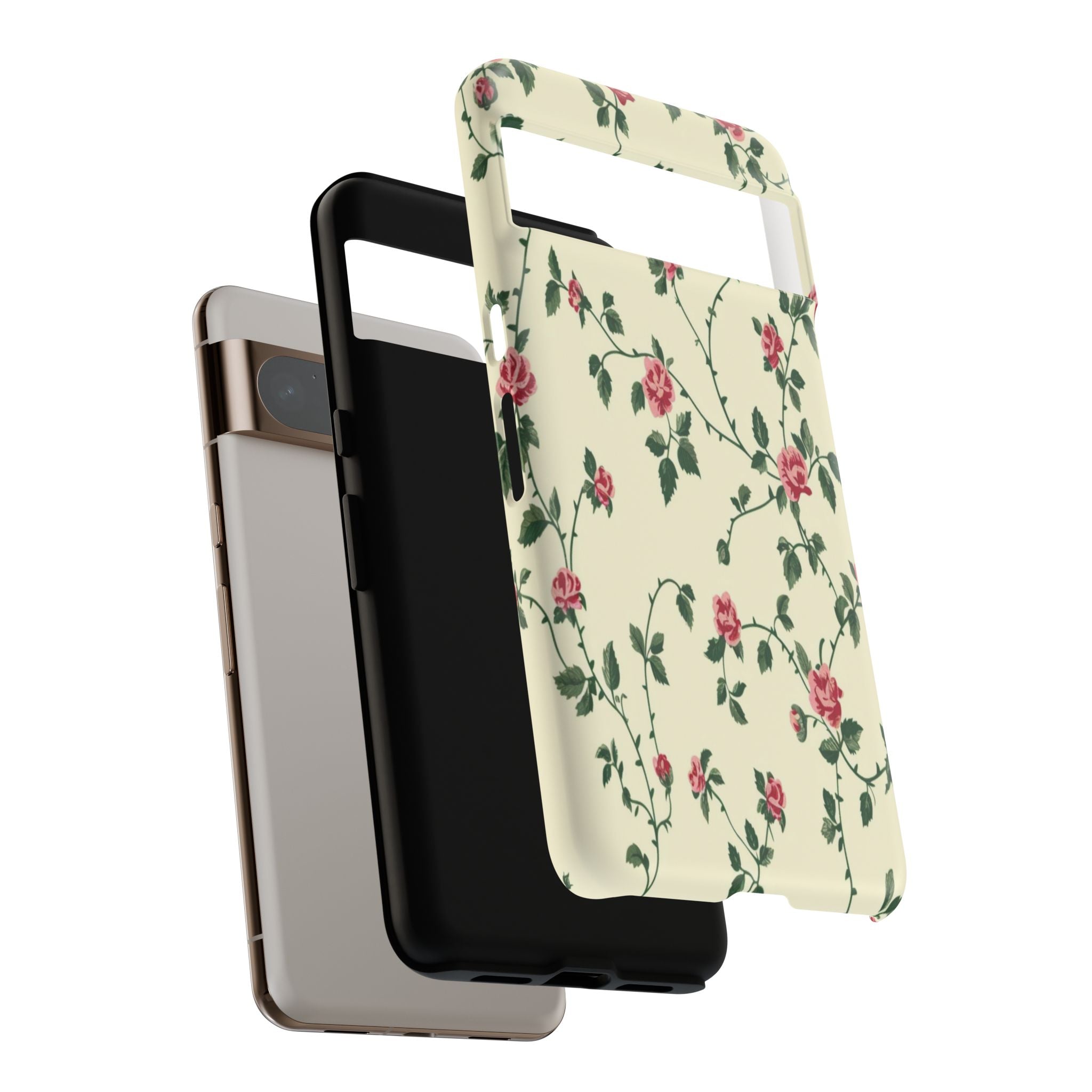Elegant Pink Victorian Roses Case