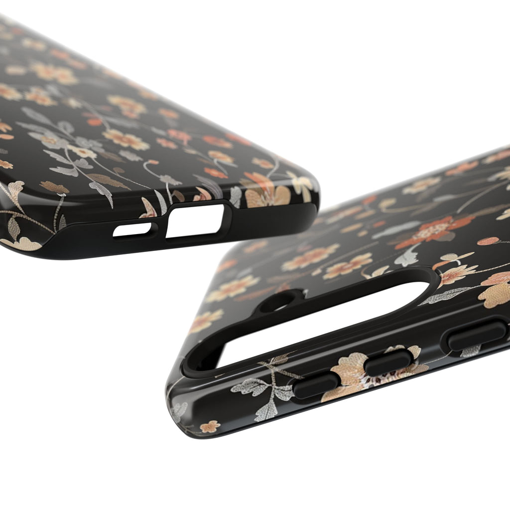 Floral Field on Black Case