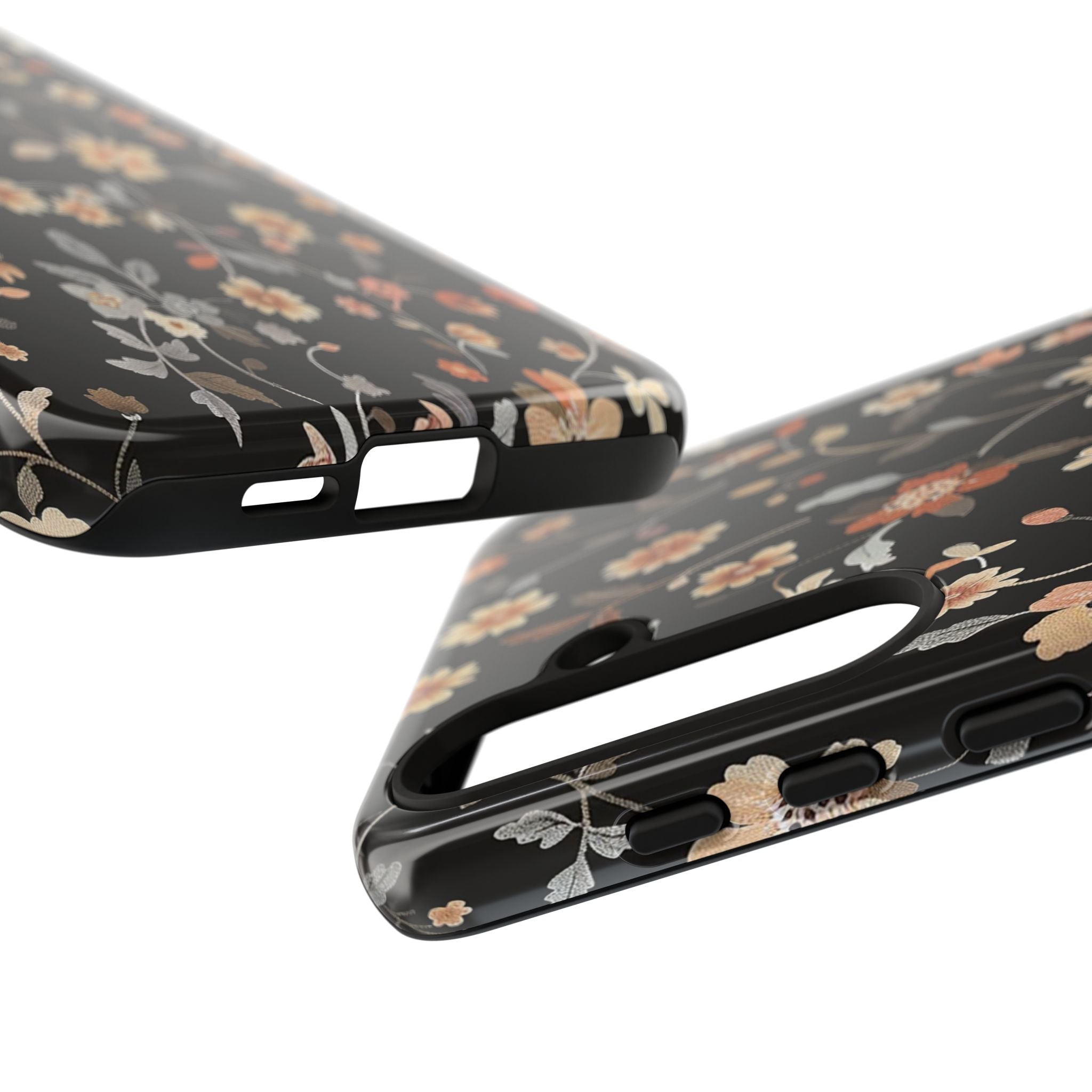Floral Field on Black Case