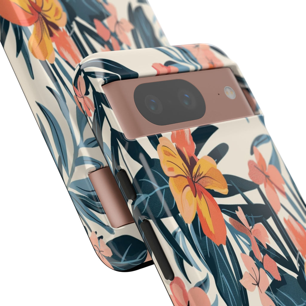 Tropical White and Blue Case