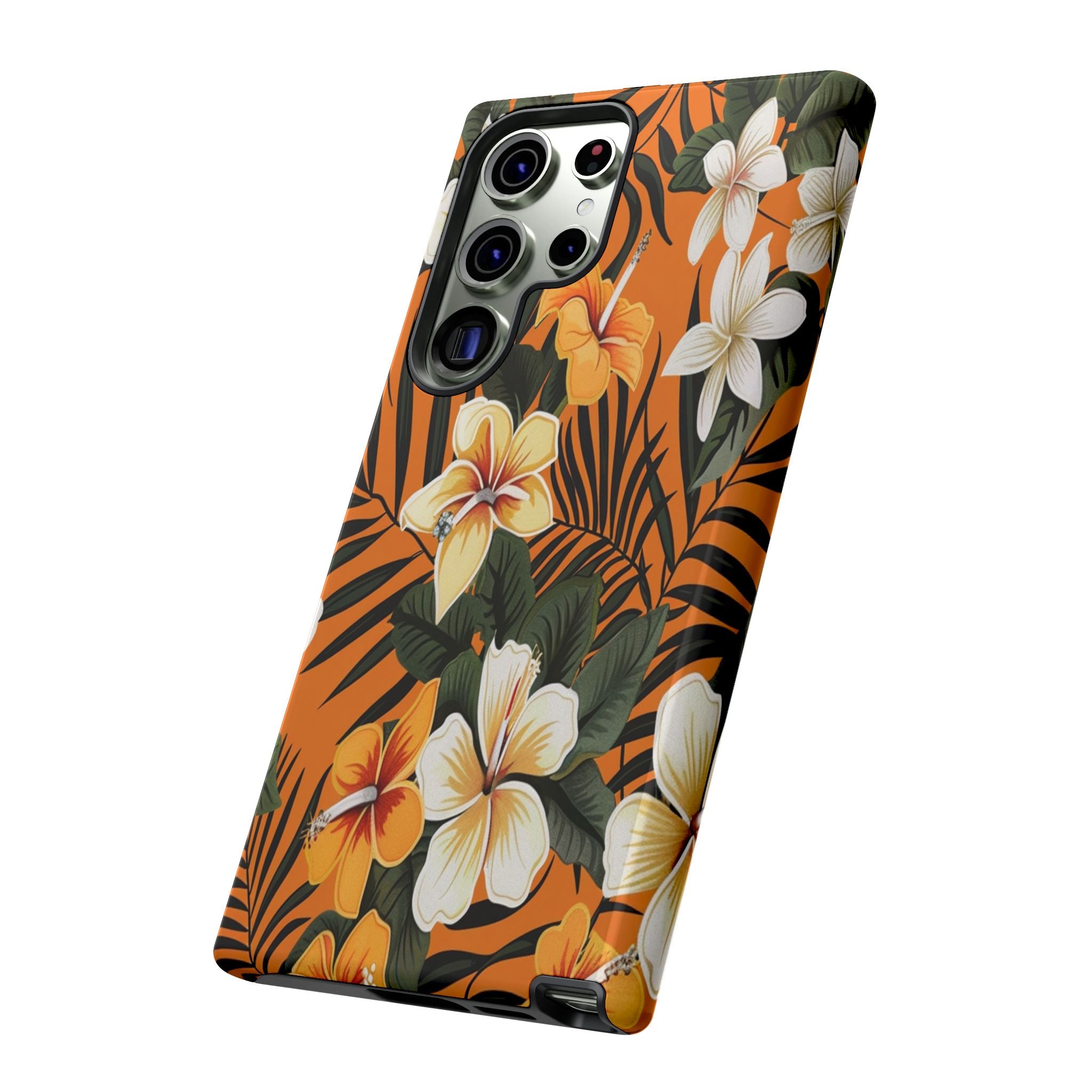 Vibrant Orange Tropical Case