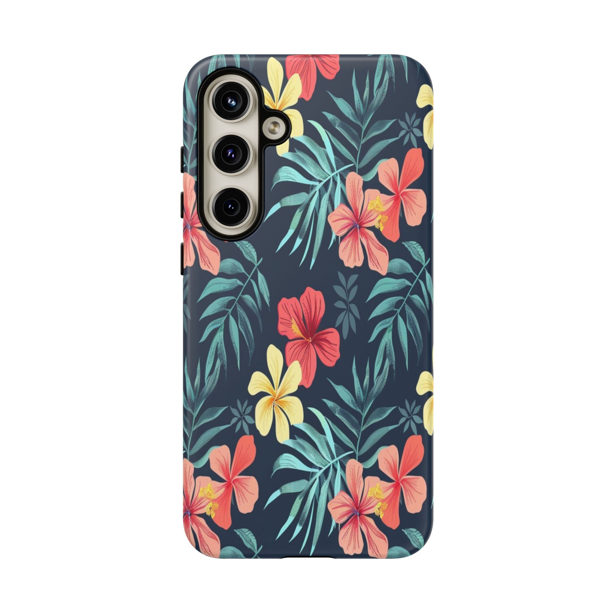 Tropical Hibiscus Navy