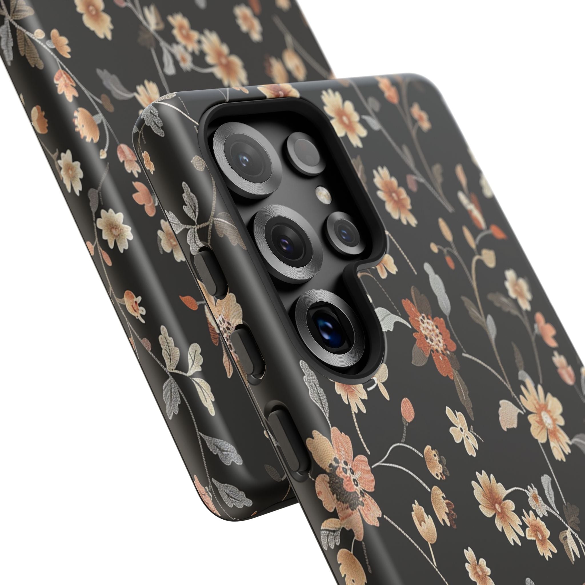 Floral Field on Black Case