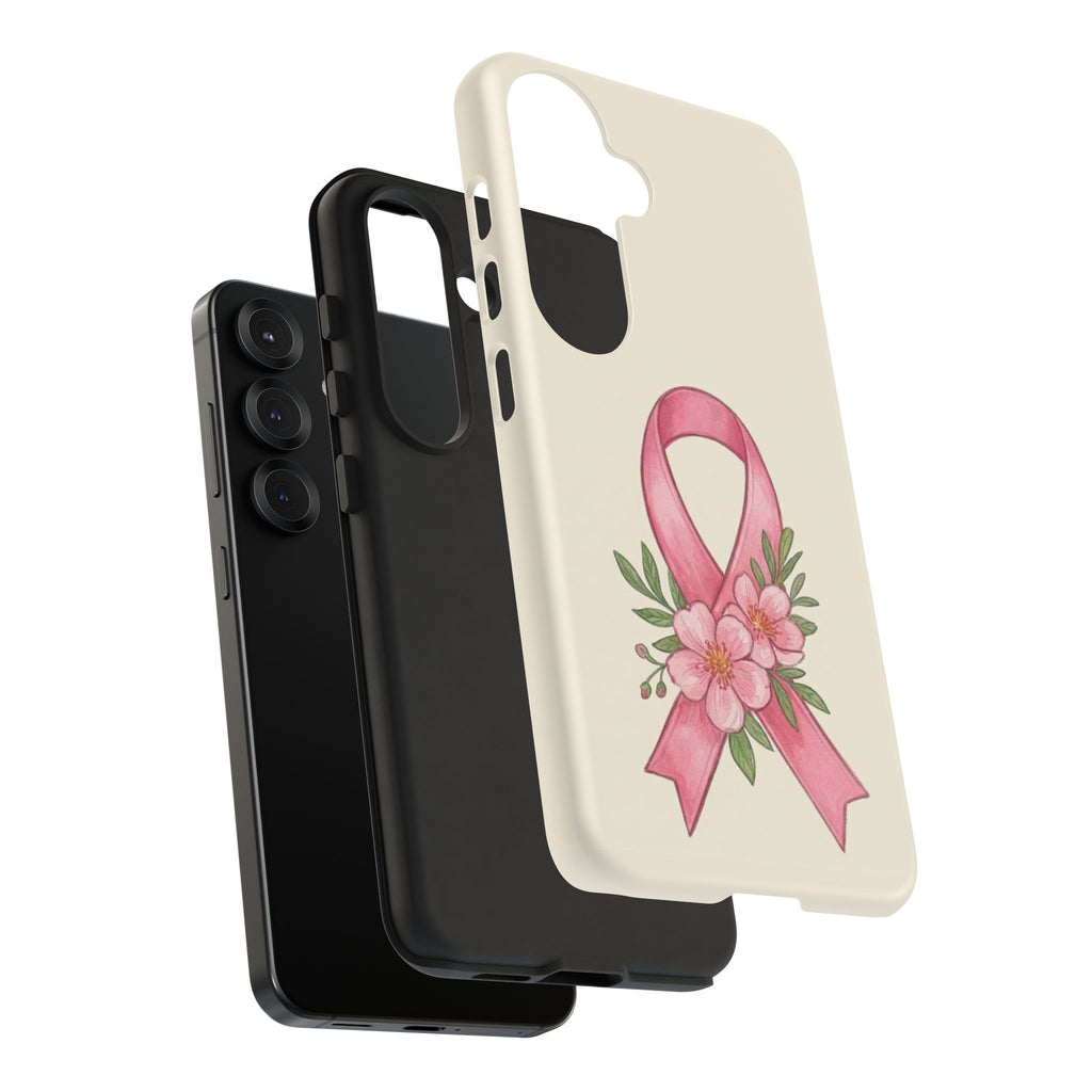 Floral Breast Cancer Awareness Case