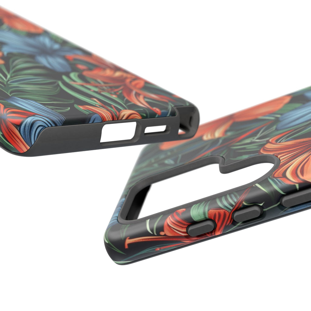 Tropical Red and Blue Case