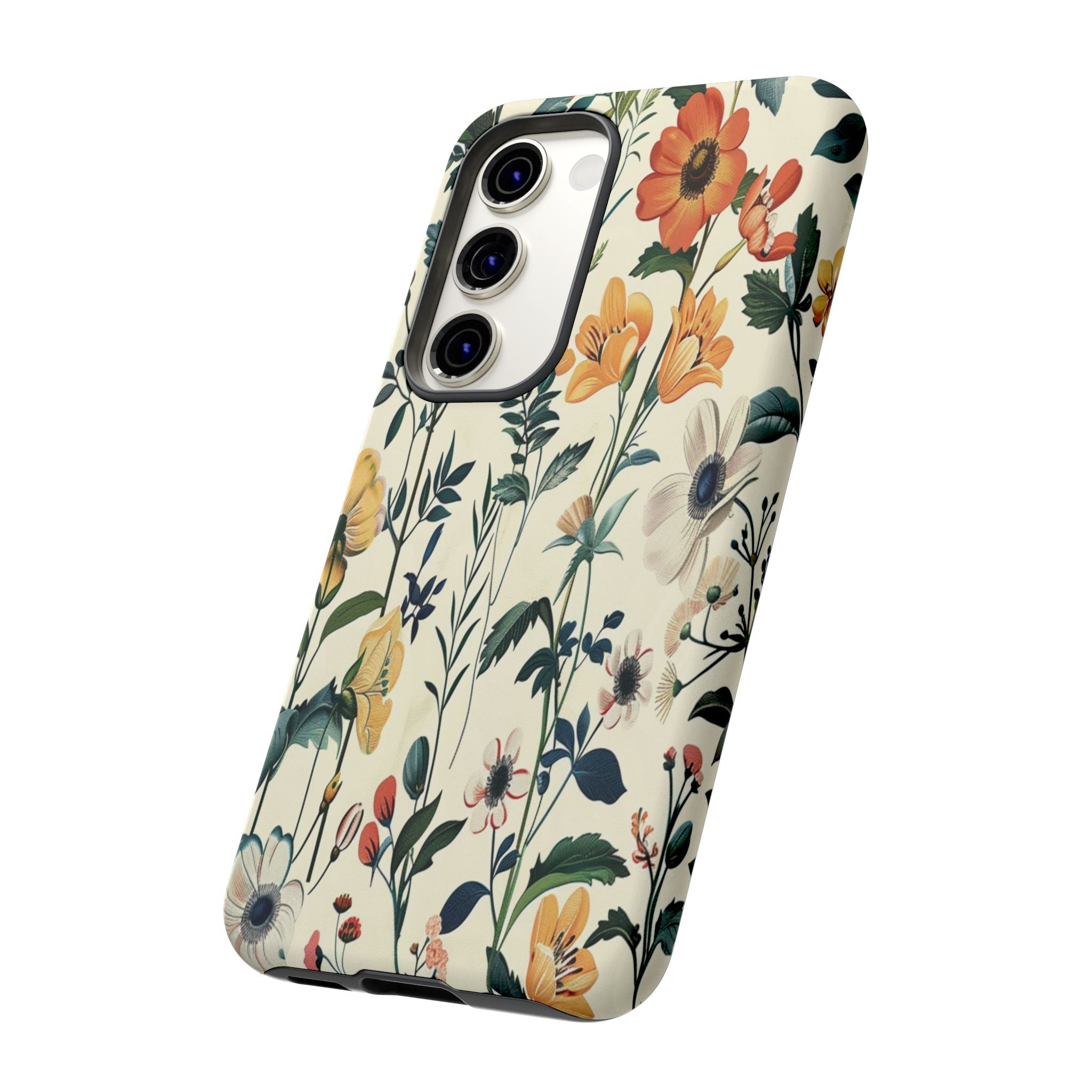 Vintage Botanical Wildflower Seamless Pattern