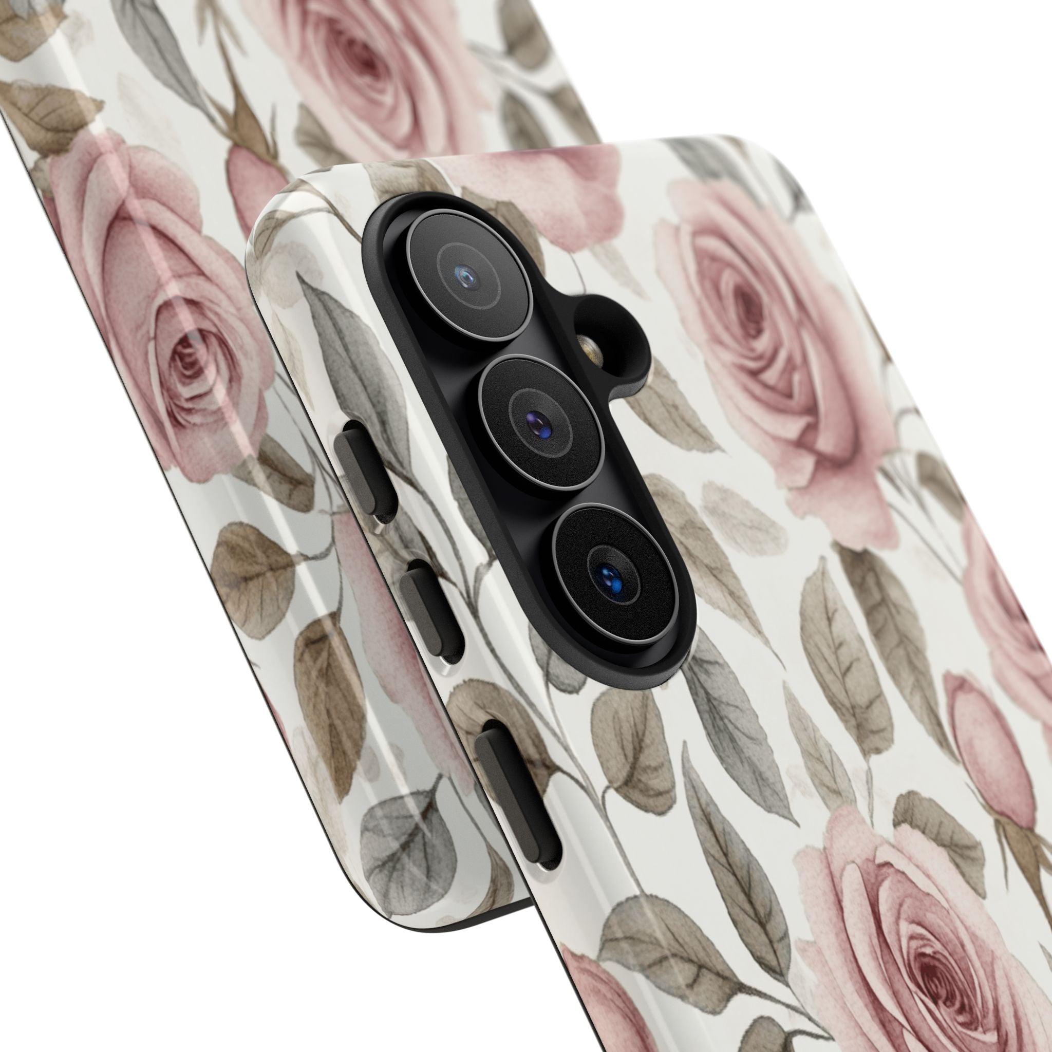 Elegant Watercolor Rose Case