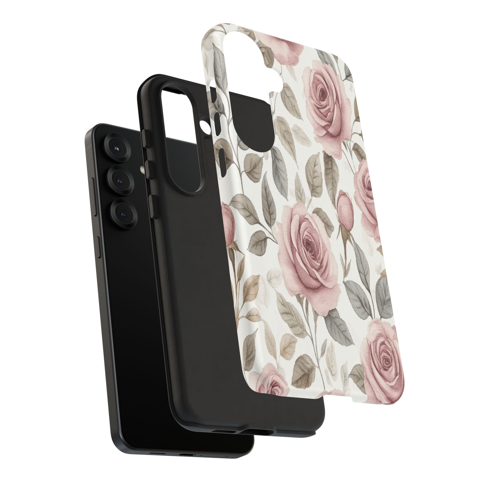 Elegant Watercolor Rose Case