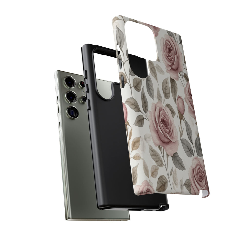Elegant Watercolor Rose Case
