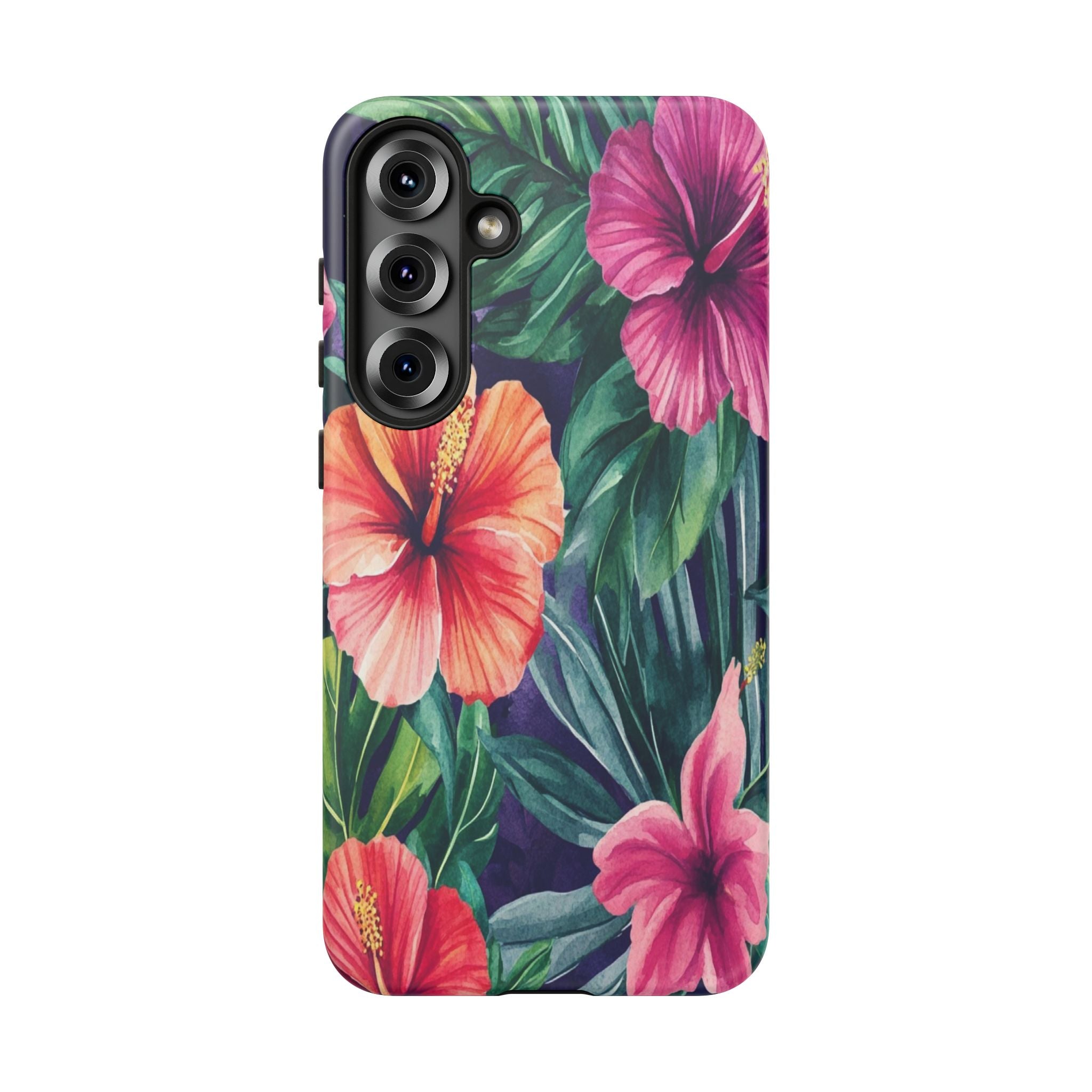 Navy Floral Watercolor