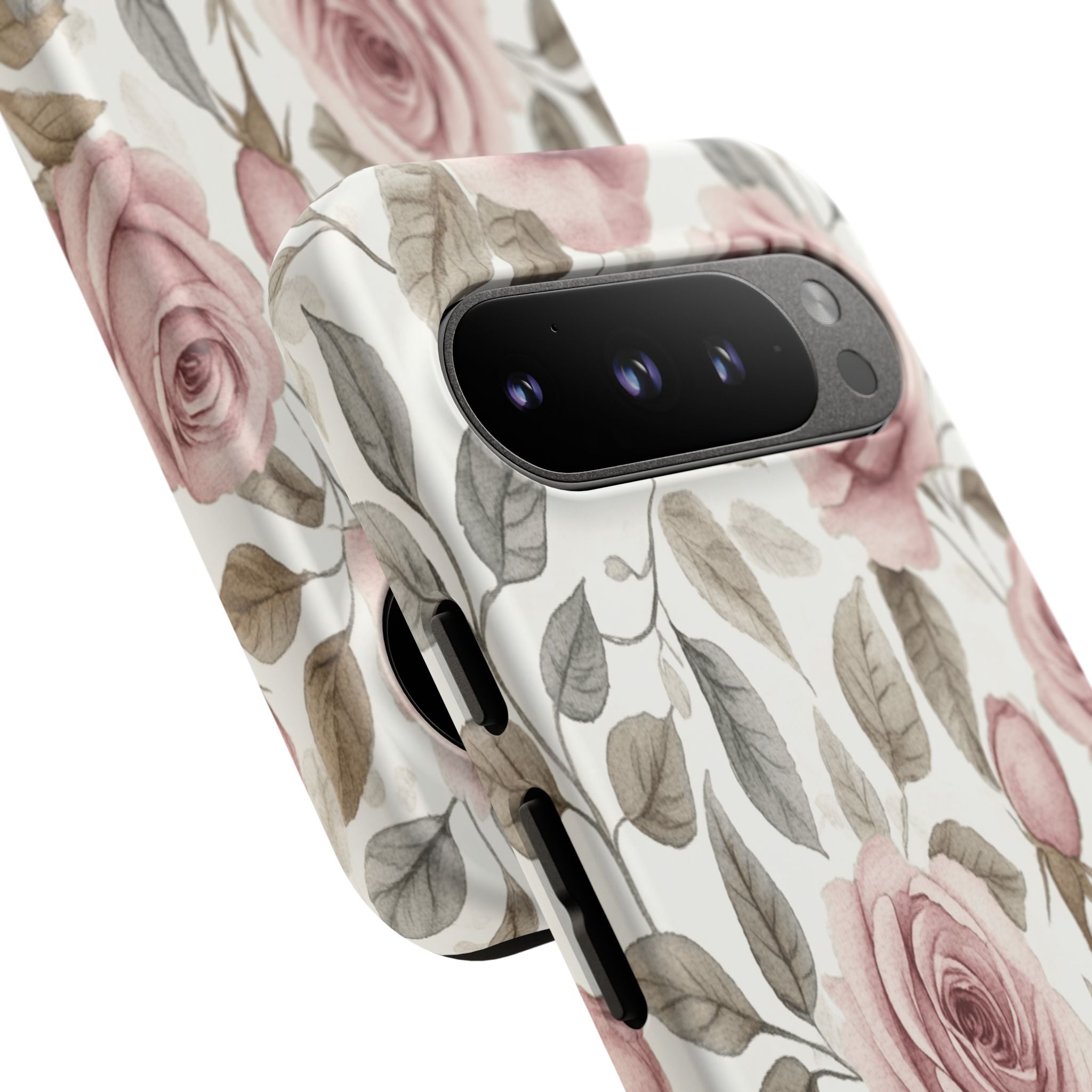 Elegant Watercolor Rose Case