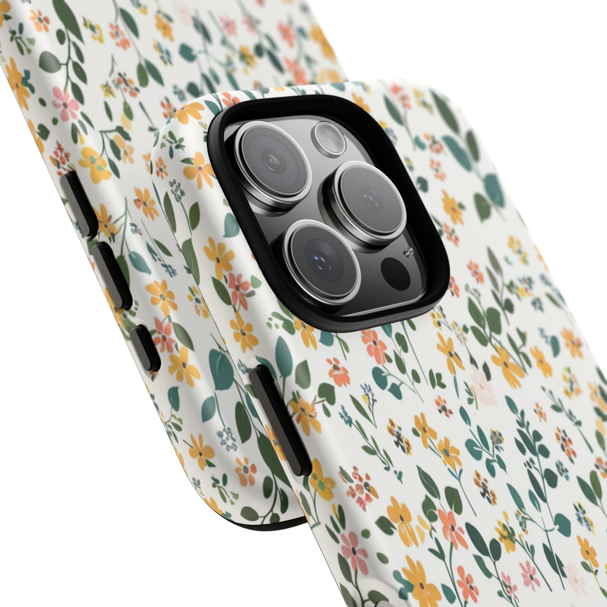 Pastel Leaves and Flowers Case